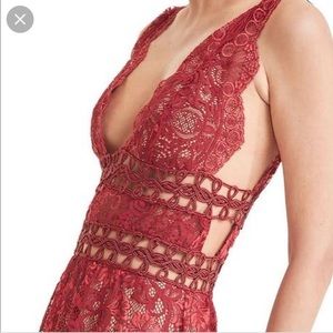 Beautiful Red Lace Dress